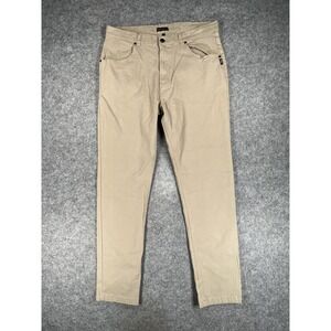 Silver Jeans Co Pants‎ Mens 36 Khaki Beige Ashton 1349 Slim Fit Stretch Casual
